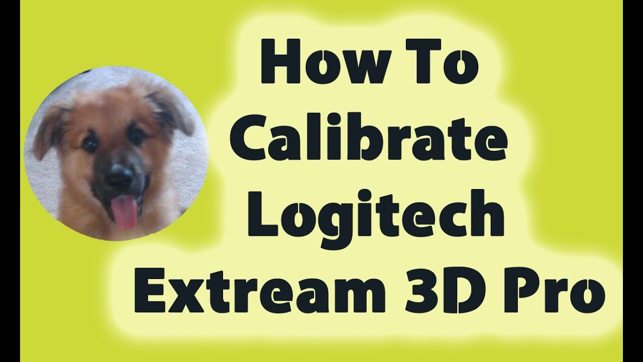 calibrate logitech extreme 3d pro windows 10